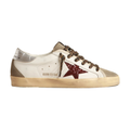 Golden Goose White Grey Red Glitter Women’s Shoes