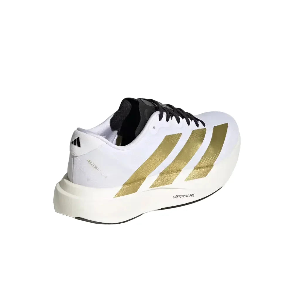 Adidas Adizero Evo - Cloud White Matte Gold Core Black Feminino