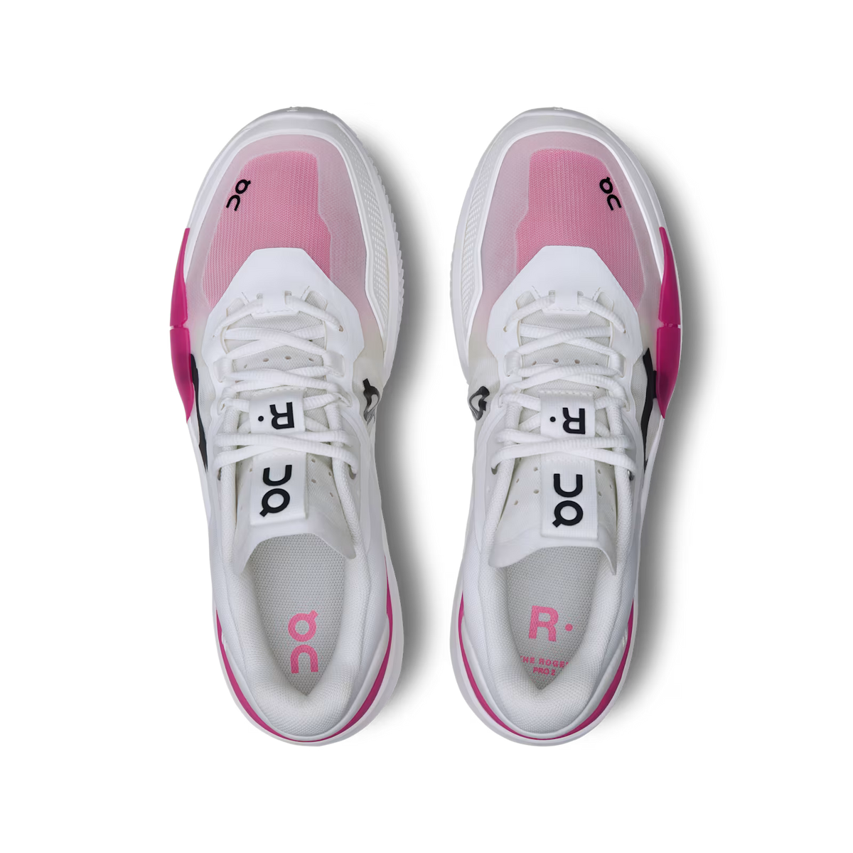 on Running On The Roger in Pink and White