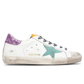 Golden Goose Women's Super-Star Sneakers - Ice/White/Aquamarine/Pink