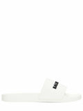 Sale BALENCIAGA - Logo Rubber Pool Slide Sandals