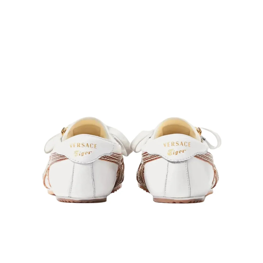 VERSACE x Onitsuka Tiger Taishi Sakura in White and Brown